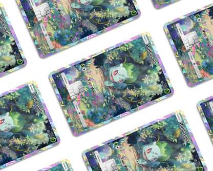 Anime Town Creations Credit Card Bulbasaur Pocket Pokemon Card Window Skins - Anime Pokemon Credit Card Skin