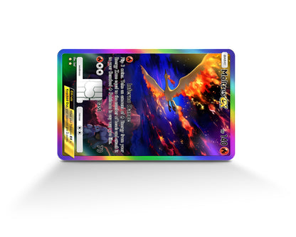 Anime Town Creations Credit Card Moltres Pocket Pokemon Card Full Skins - Anime Pokemon Credit Card Skin