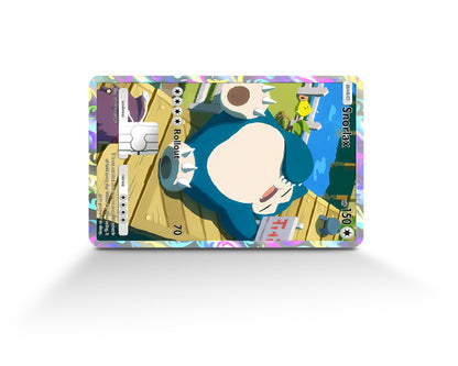 Anime Town Creations Credit Card Snorlax Pocket Pokemon Card Full Skins - Anime Pokemon Credit Card Skin