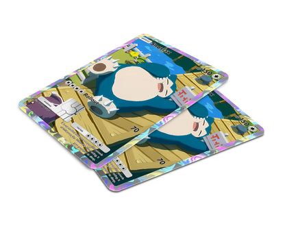Anime Town Creations Credit Card Snorlax Pocket Pokemon Card Window Skins - Anime Pokemon Credit Card Skin