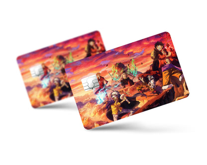 One Piece Crew Flames Credit Card Skin