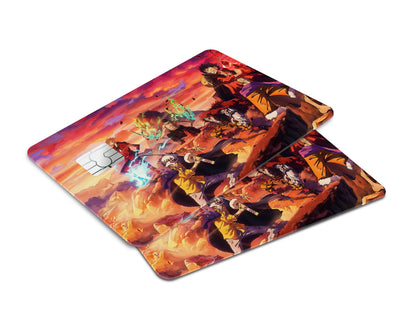 One Piece Crew Flames Credit Card Skin