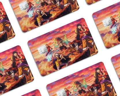 One Piece Crew Flames Credit Card Skin