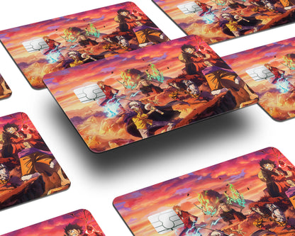 One Piece Crew Flames Credit Card Skin