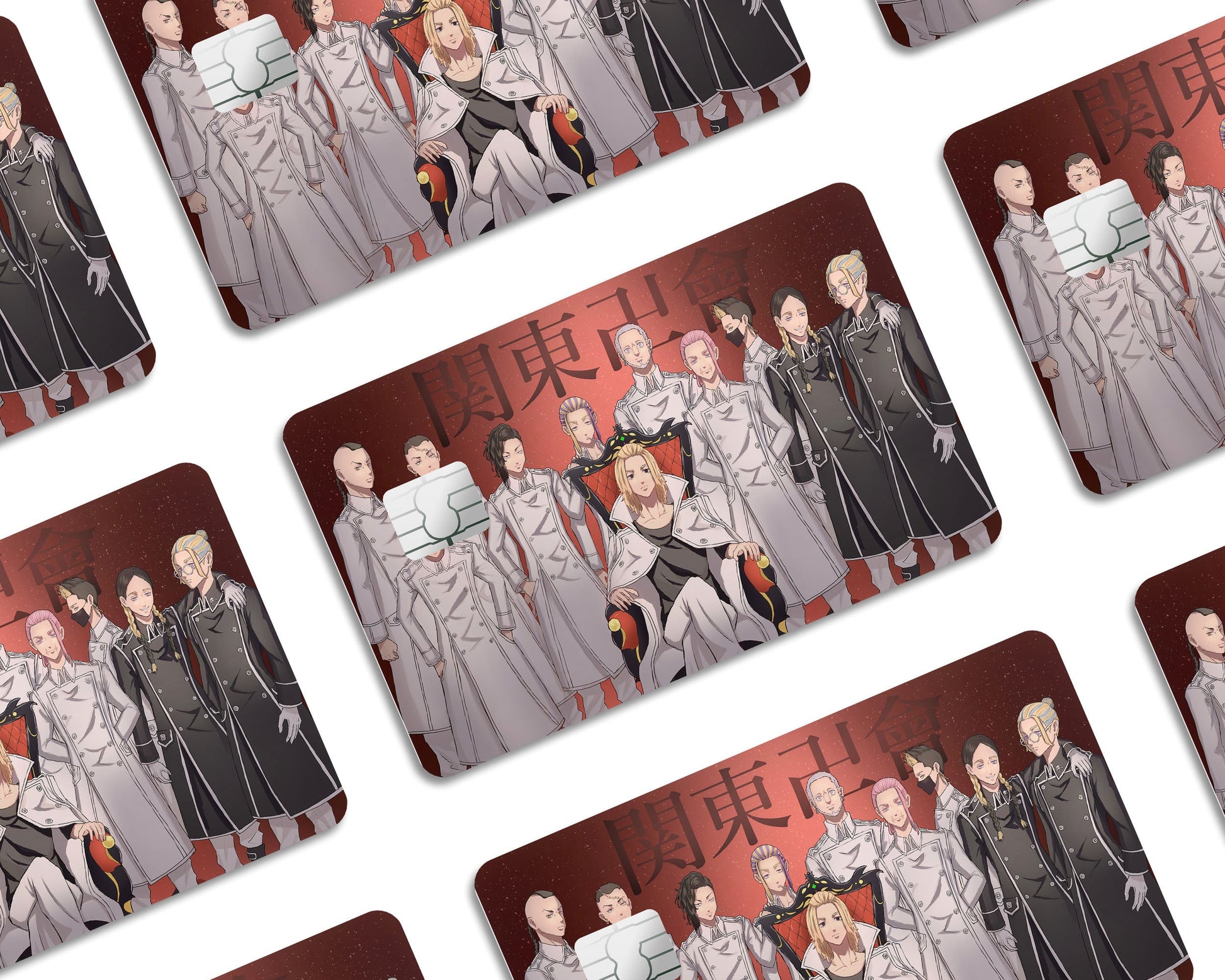 Anime Town Creations Credit Card Tokyo Revengers Kanto Manji Gang Window Skins - Anime Tokyo Revengers Credit Card Skin