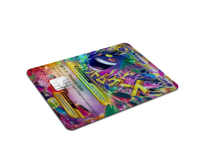 Anime Town Creations Holographic Credit Card Mega Gengar Pokemon Card Full Skins - Anime Pokemon Holographic Credit Card Skin