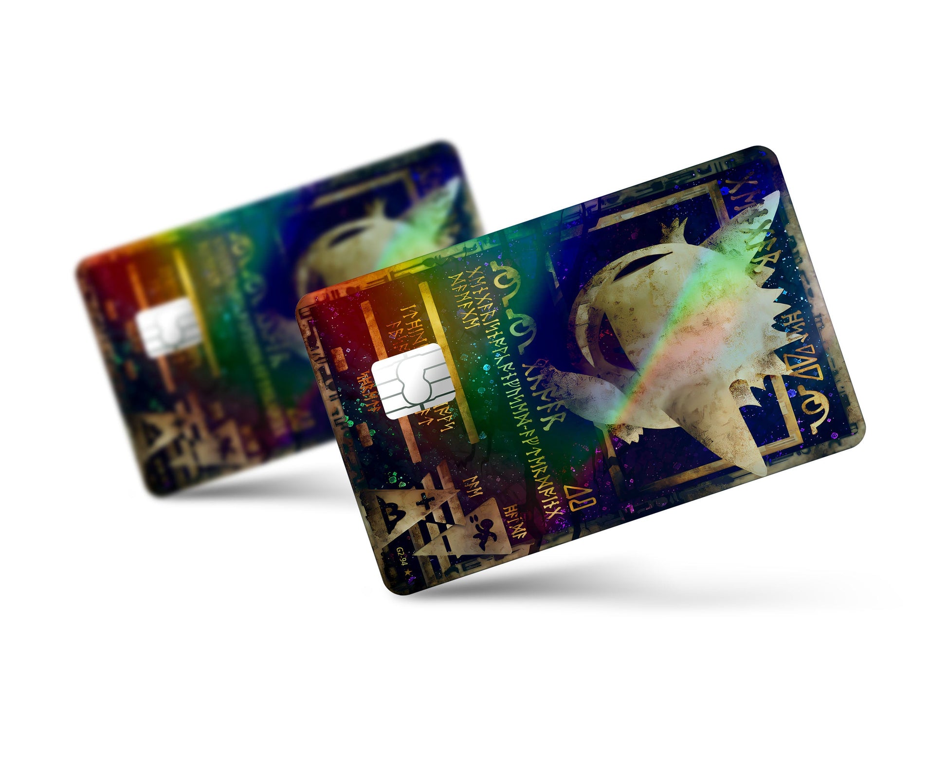 Anime Town Creations Holographic Credit Card Ancient Gengar Pokemon Card Full Skins - Anime Pokemon Holographic Credit Card Skin