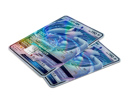 Anime Town Creations Holographic Credit Card Rare Lugia Pokemon Card Window Skins - Anime Pokemon Holographic Credit Card Skin