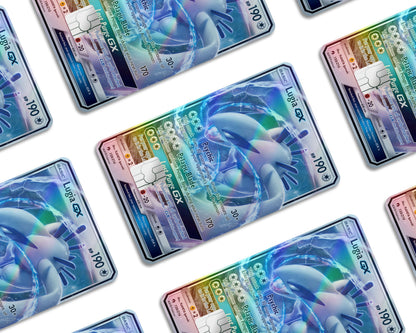 Anime Town Creations Holographic Credit Card Rare Lugia Pokemon Card Window Skins - Anime Pokemon Holographic Credit Card Skin