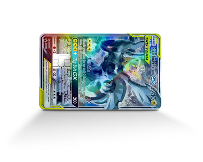 Anime Town Creations Holographic Credit Card Tag Pikachu Zekrom Pokemon Card Full Skins - Anime Pokemon Holographic Credit Card Skin