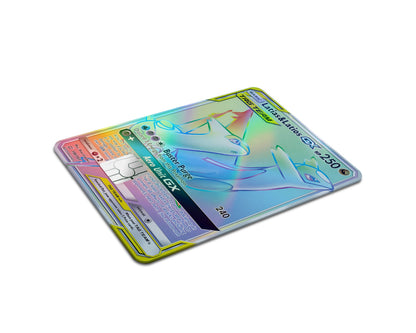 Anime Town Creations Holographic Credit Card Tag Rainbow Latias & Latios Pokemon Card Full Skins - Anime Pokemon Holographic Credit Card Skin