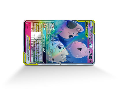 Anime Town Creations Holographic Credit Card Tag Togepi Cleffa Igglybuff Pokemon Card Full Skins - Anime Pokemon Holographic Credit Card Skin