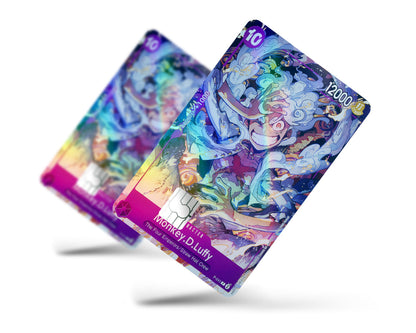 Anime Town Creations Holographic Credit Card Gear 5 Luffy Smile One Piece Card Full Skins - Anime One Piece Holographic Credit Card Skin