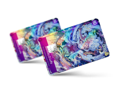 Anime Town Creations Holographic Credit Card Gear 5 Luffy Smile One Piece Card Full Skins - Anime One Piece Holographic Credit Card Skin