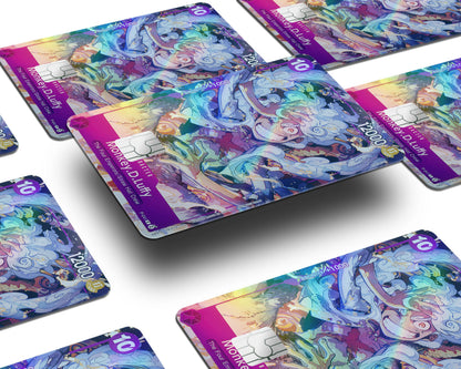 Anime Town Creations Holographic Credit Card Gear 5 Luffy Smile One Piece Card Window Skins - Anime One Piece Holographic Credit Card Skin