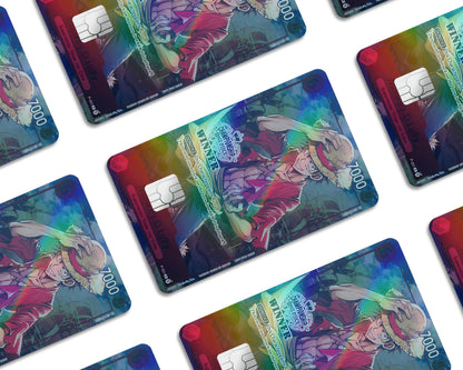Anime Town Creations Holographic Credit Card Luffy Artistic One Piece Card Window Skins - Anime One Piece Holographic Credit Card Skin