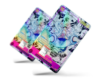 Anime Town Creations Holographic Credit Card Luffy Gear 5 Manga Limited Edition One Piece Card Full Skins - Anime One Piece Holographic Credit Card Skin