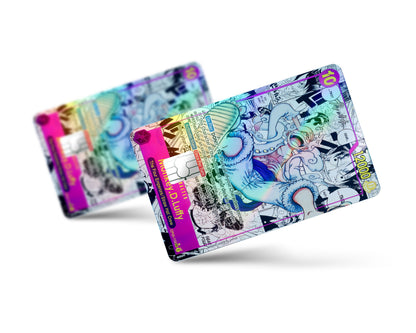 Anime Town Creations Holographic Credit Card Luffy Gear 5 Manga Limited Edition One Piece Card Full Skins - Anime One Piece Holographic Credit Card Skin