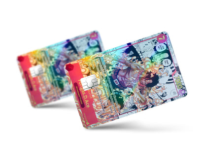 Anime Town Creations Holographic Credit Card Portgas D Ace One Piece Card Full Skins - Anime One Piece Holographic Credit Card Skin