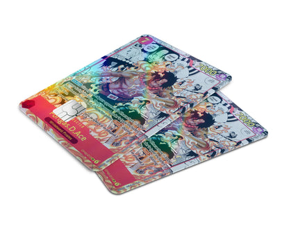 Anime Town Creations Holographic Credit Card Portgas D Ace One Piece Card Window Skins - Anime One Piece Holographic Credit Card Skin