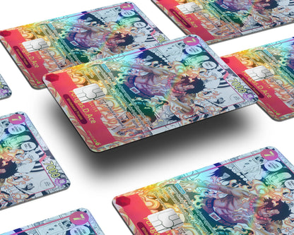 Anime Town Creations Holographic Credit Card Portgas D Ace One Piece Card Window Skins - Anime One Piece Holographic Credit Card Skin