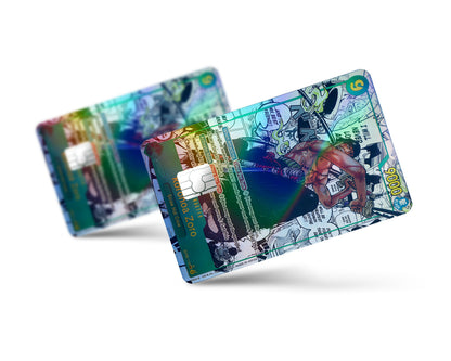 Anime Town Creations Holographic Credit Card Roronoa Zoro Manga Limited Edition One Piece Card Full Skins - Anime One Piece Holographic Credit Card Skin