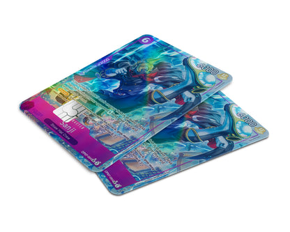 Anime Town Creations Holographic Credit Card Sanjir One Piece Card Window Skins - Anime One Piece Holographic Credit Card Skin