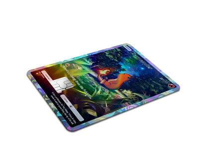 Anime Town Creations Holographic Credit Card Charmanda Pocket Pokemon Card Full Skins - Anime Pokemon Holographic Credit Card Skin