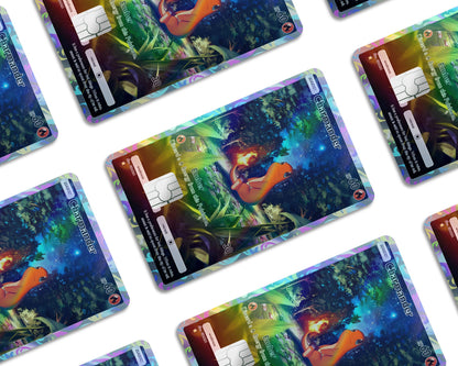Anime Town Creations Holographic Credit Card Charmanda Pocket Pokemon Card Window Skins - Anime Pokemon Holographic Credit Card Skin