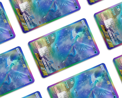 Anime Town Creations Holographic Credit Card Articuno Pocket Pokemon Card Window Skins - Anime Pokemon Holographic Credit Card Skin