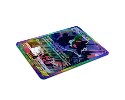 Anime Town Creations Holographic Credit Card Gengar Pocket Pokemon Card Full Skins - Anime Pokemon Holographic Credit Card Skin