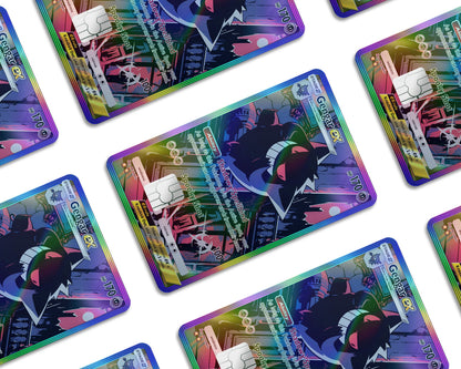 Anime Town Creations Holographic Credit Card Gengar Pocket Pokemon Card Window Skins - Anime Pokemon Holographic Credit Card Skin
