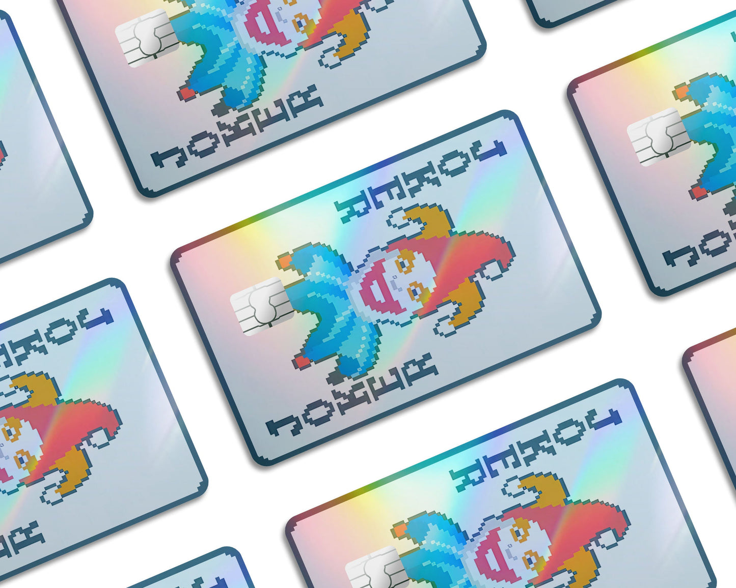 Anime Town Creations Holographic Credit Card Balatro Joker Window Skins - Anime Balatro Holographic Credit Card Skin