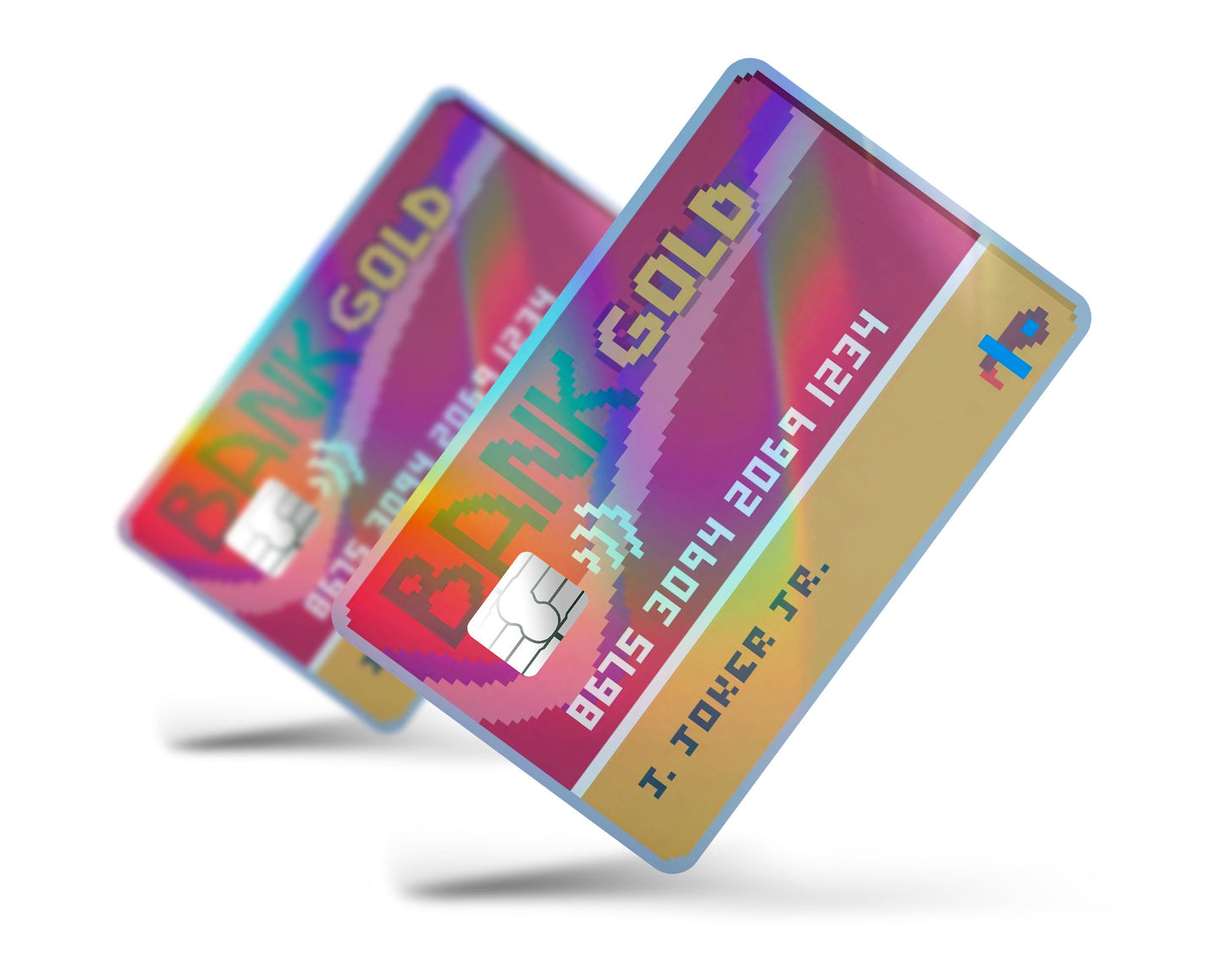 Anime Town Creations Holographic Credit Card Balatro Credit Card Joker Full Skins - Anime Balatro Holographic Credit Card Skin