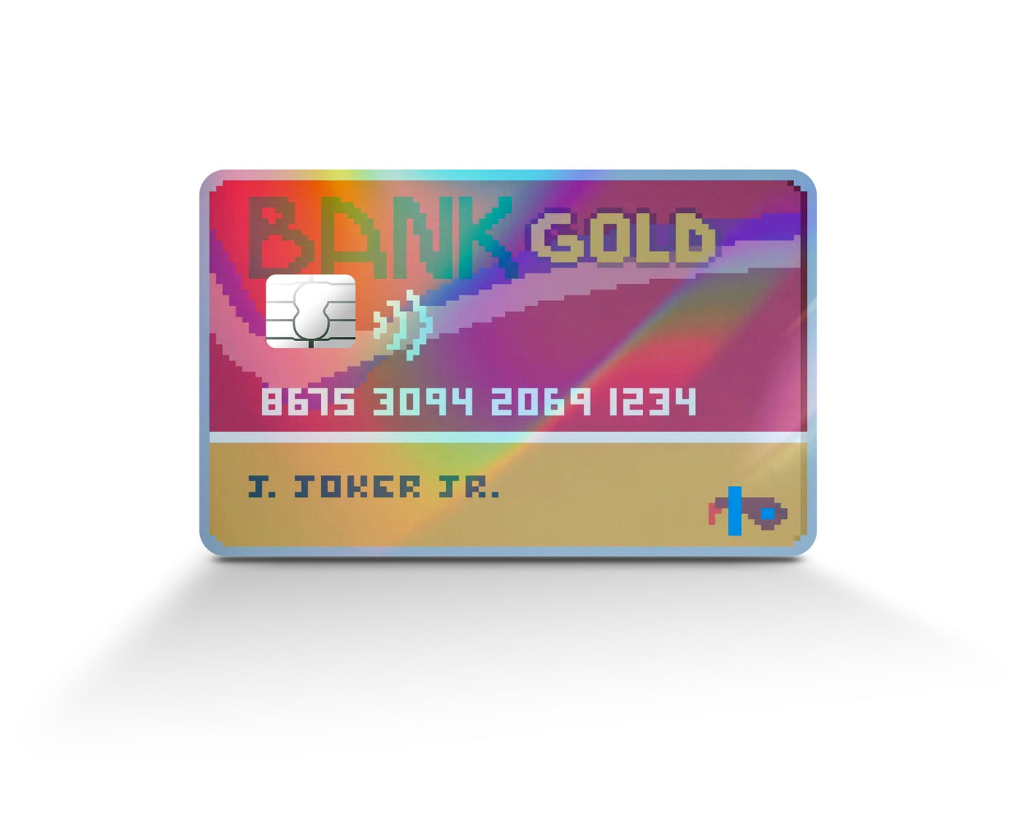 Anime Town Creations Holographic Credit Card Balatro Credit Card Joker Full Skins - Anime Balatro Holographic Credit Card Skin