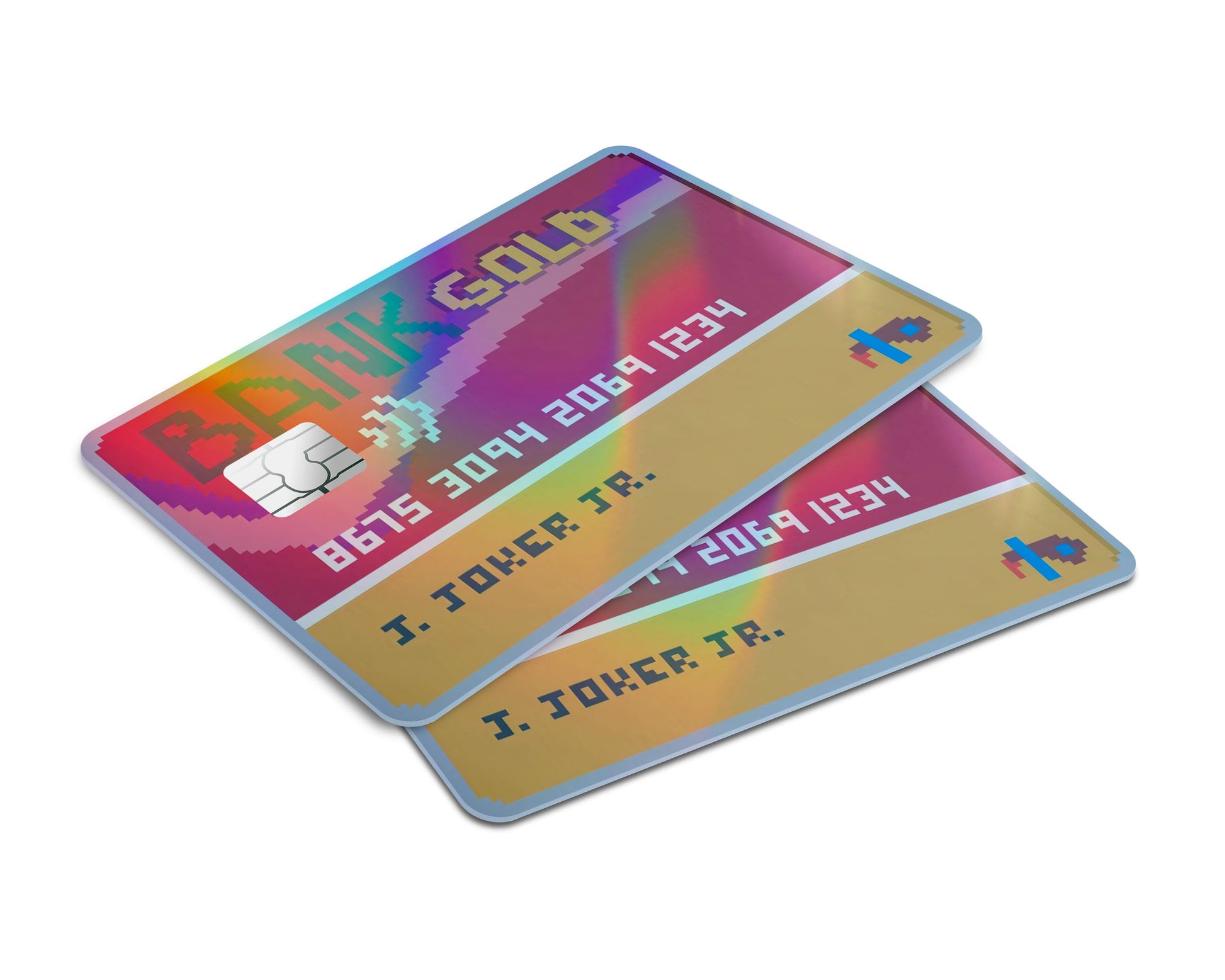 Anime Town Creations Holographic Credit Card Balatro Credit Card Joker Window Skins - Anime Balatro Holographic Credit Card Skin