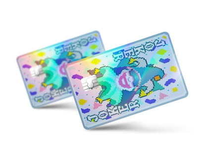Anime Town Creations Holographic Credit Card Balatro Throwback Joker Full Skins - Anime Balatro Holographic Credit Card Skin