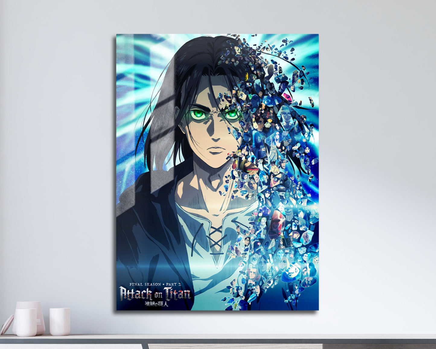 Anime Town Creations Metal Poster Attack on Titan The Final Season Part 2 11" x 17" Home Goods - Anime Attack on Titan Metal Poster