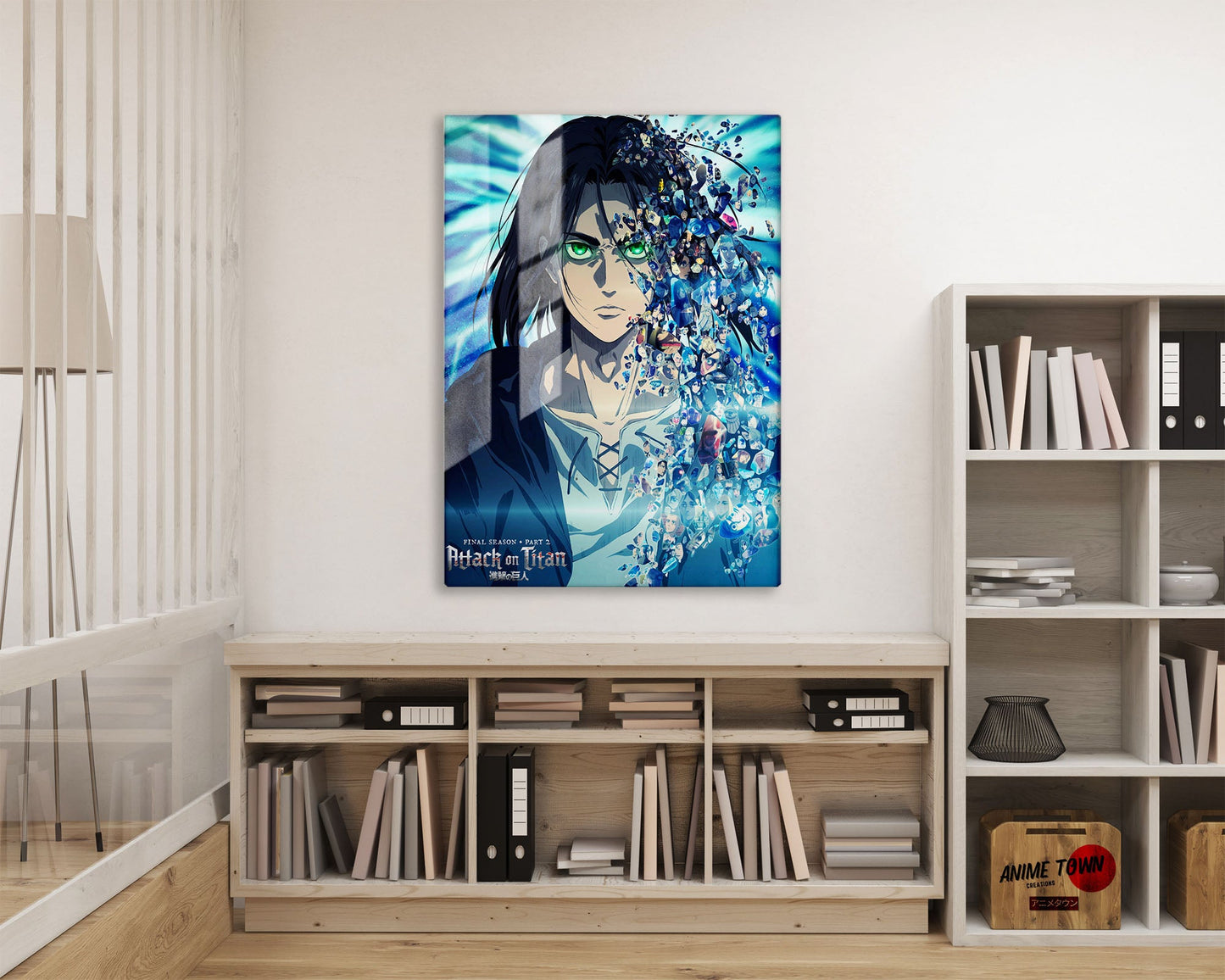 Anime Town Creations Metal Poster Attack on Titan The Final Season Part 2 16" x 24" Home Goods - Anime Attack on Titan Metal Poster