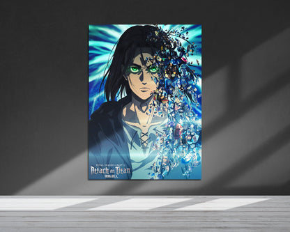 Anime Town Creations Metal Poster Attack on Titan The Final Season Part 2 5" x 7" Home Goods - Anime Attack on Titan Metal Poster