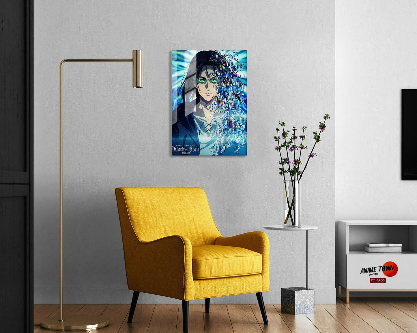 Anime Town Creations Metal Poster Attack on Titan The Final Season Part 2 5" x 7" Home Goods - Anime Attack on Titan Metal Poster