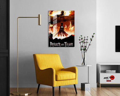 Attack on Titan Wall Metal Poster