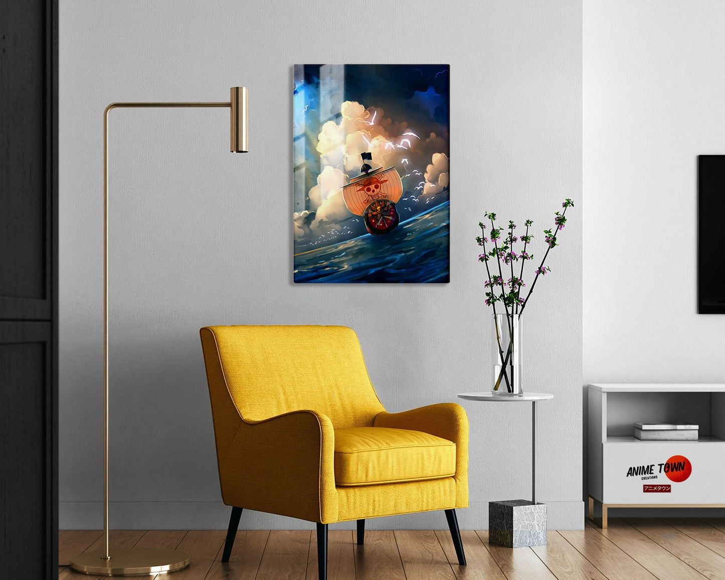 One Piece Thousand Sunny Metal Poster