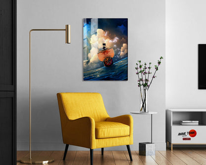 One Piece Thousand Sunny Metal Poster