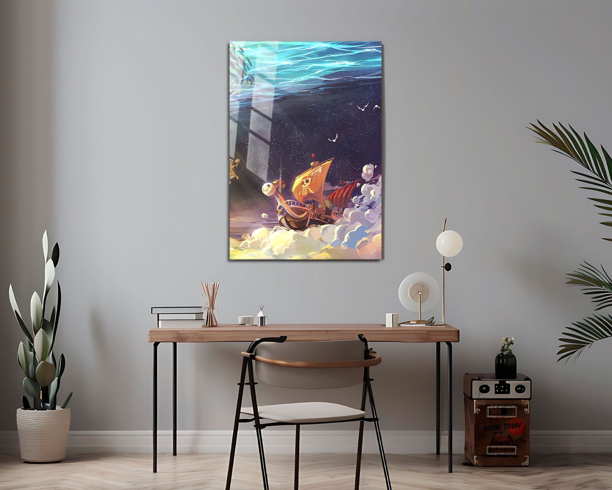 Anime Town Creations Metal Poster One Piece Going Merry 24" x 36" Home Goods - Anime One Piece Metal Poster