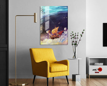 Anime Town Creations Metal Poster One Piece Going Merry 16" x 24" Home Goods - Anime One Piece Metal Poster