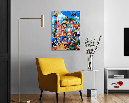 One Piece Strawhat Pirates Metal Poster