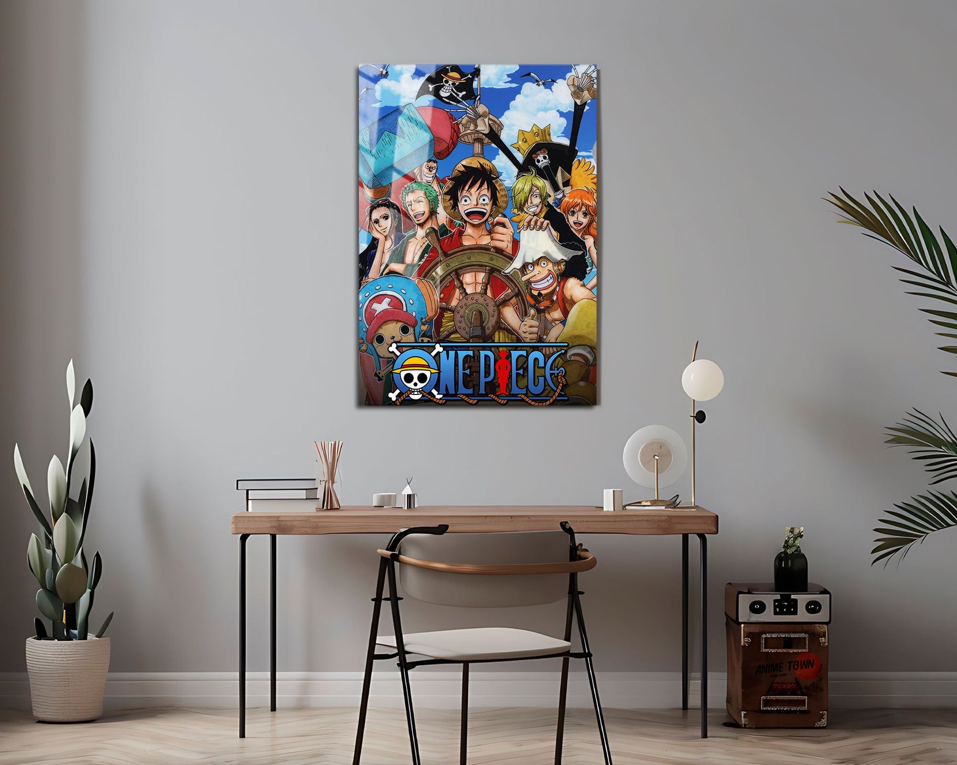 Anime Town Creations Metal Poster One Piece Squad 24" x 36" Home Goods - Anime One piece Metal Poster