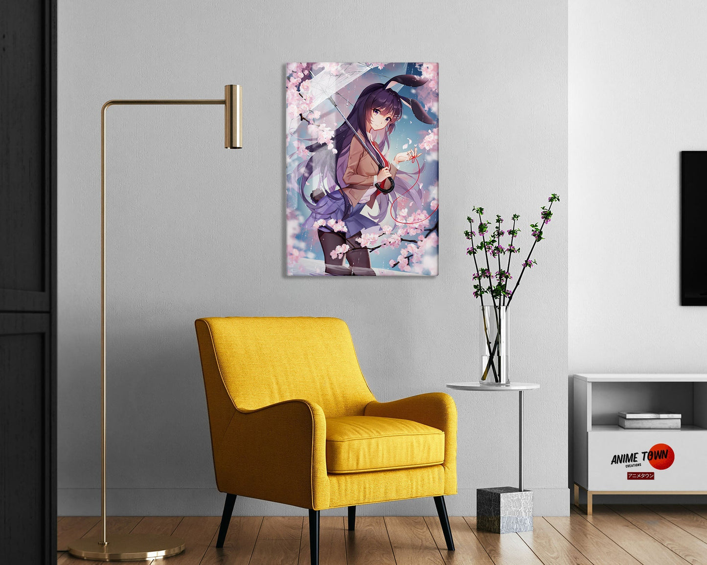 Bunny Girl Senpai Mai Sakurajima School Girl Metal Poster