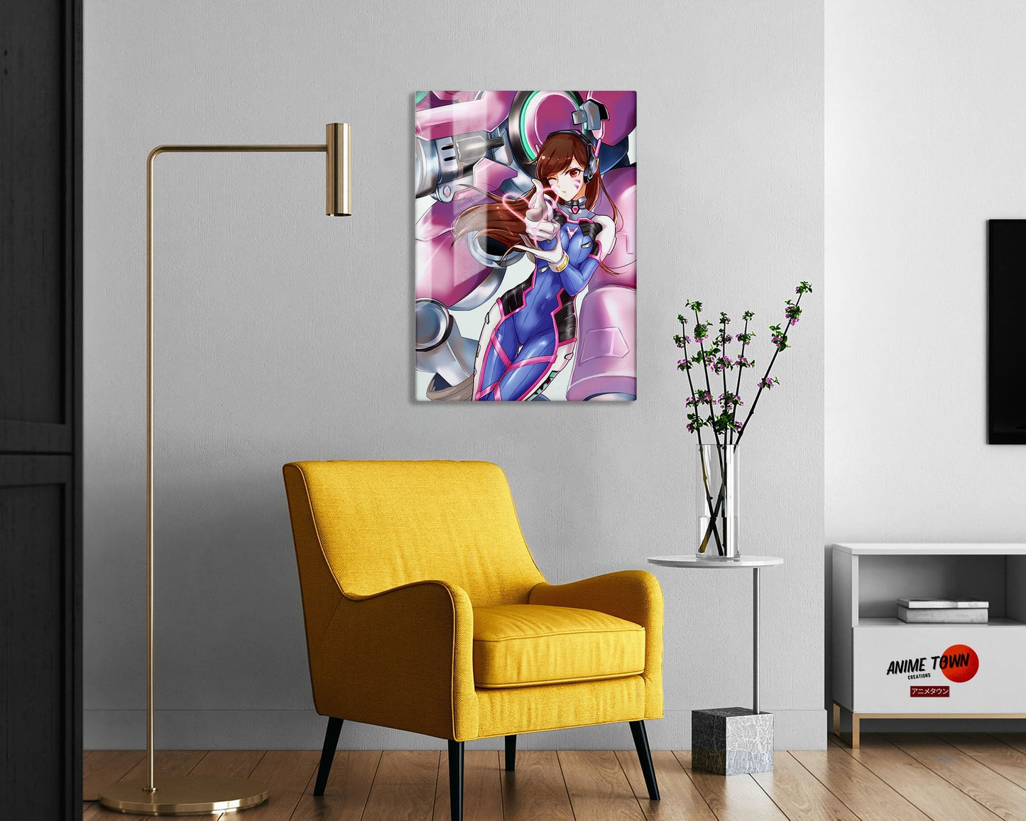 Overwatch D.Va Metal Poster